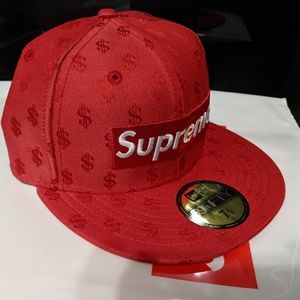 supreme monogram box logo new era